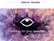 Tablet Screenshot of forestfriend.ca